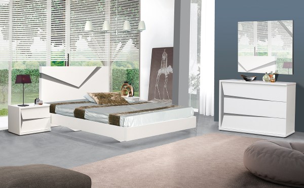 Quarto de Casal Golden and Grey